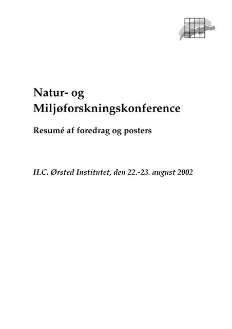 Dansk Miljøkonference 2002 - Applications of ALMaSS