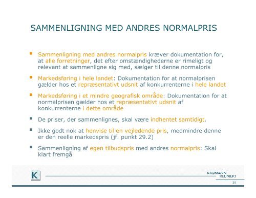 Prismarkedsføring og nyheder inden for markedsføringsrettten