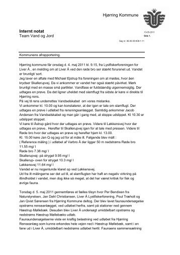 Hjørring Kommune - Lystfiskeriforeningen for Liver Å