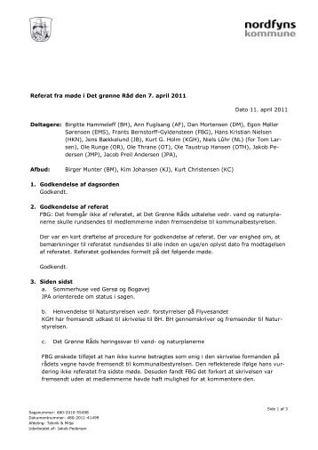 [Navn og adresse] - Nordfyns Kommune