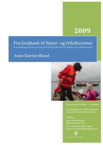 Fra Grejbank til Natur- og friluftscenter - Blå Flag Center Fjordhuset