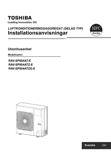 Installationsanvisningar - Kylma