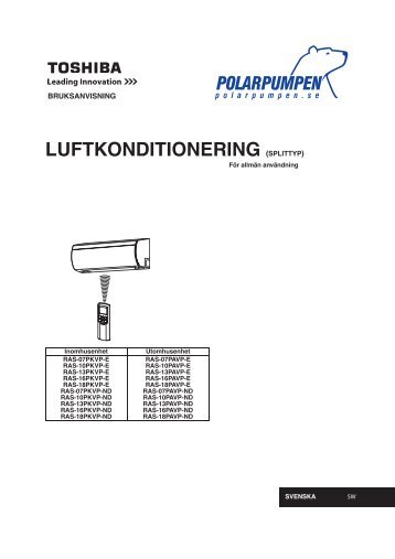 LUFTKONDITIONERING (SPLITTYP)