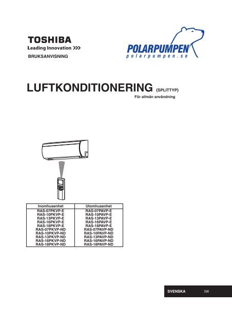 LUFTKONDITIONERING (SPLITTYP)