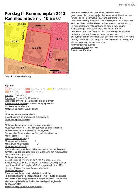 Forslag til kommuneplan 13