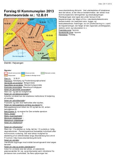 Forslag til kommuneplan 13