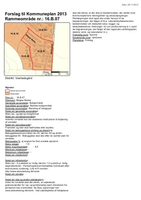 Forslag til kommuneplan 13