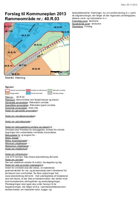 Forslag til kommuneplan 13