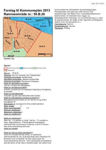 Forslag til kommuneplan 13