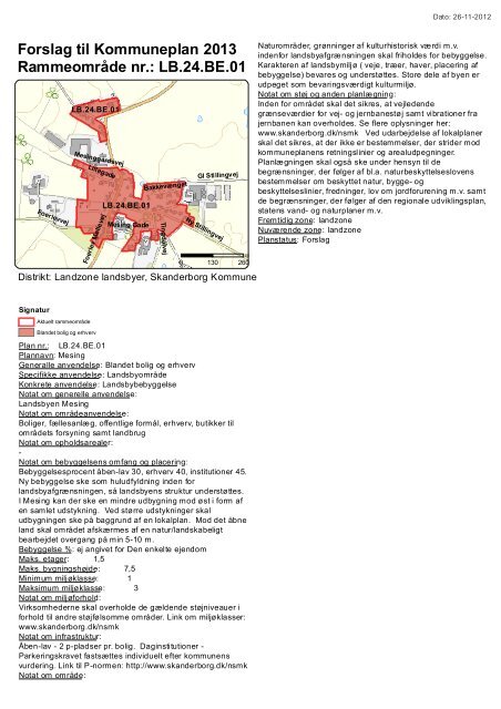 Forslag til kommuneplan 13