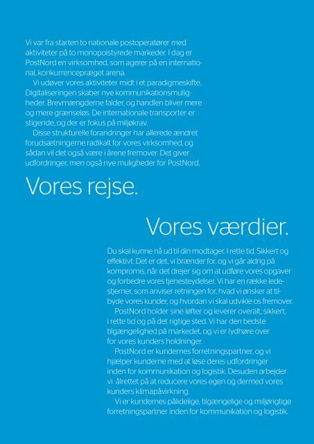 Årsrapport | 2012 - PostNord