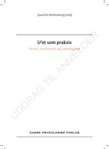 UDDRAG TIL ANMELDER R - Dansk Psykologisk Forlag