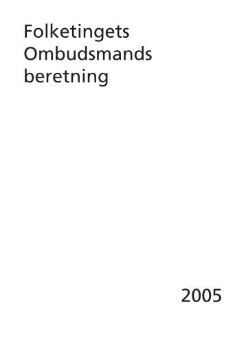 FOB 2005.book - Folketingets Ombudsmand