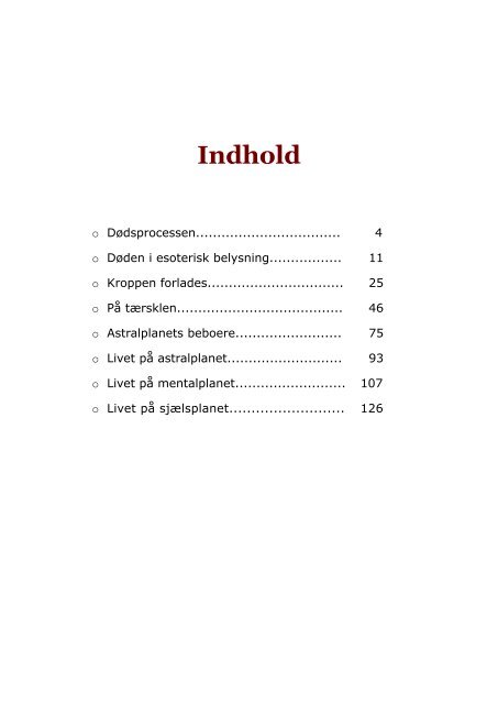 DØDEN - OG DEN INDRE REJSE - Erik Ansvang - Visdomsnettet