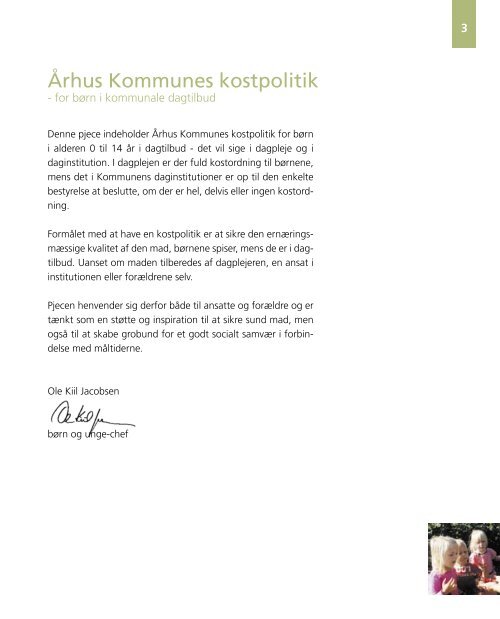 Århus Kommunes kostpolitik - Aarhus.dk