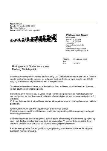 Parkvejens Skole - Odder kommune