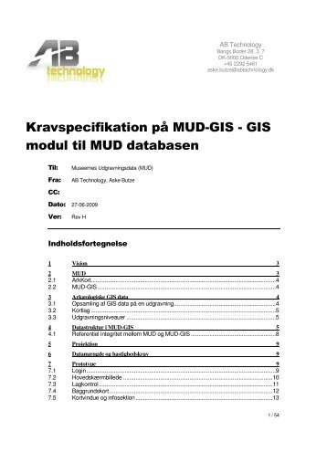 klik - MUD - Museernes Udgravningsdata