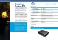Chameleon Compact OPO - APE