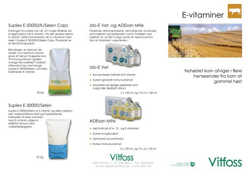 E-vitaminer - Vitfoss