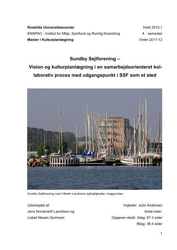 Læs hele afhandlingen (pdf) - Sundby Sejlforening
