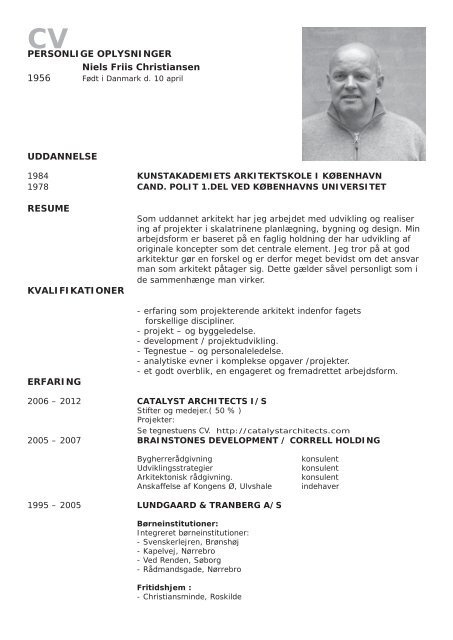 cv book nf 28-03-2010 .indd - Catalyst Architects