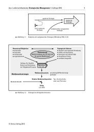 Aus: Lombriser/Abplanalp: Strategisches Management, 5. Auflage ...