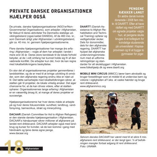 DANMARK I AFGHANISTAN - Forsvarsministeriet