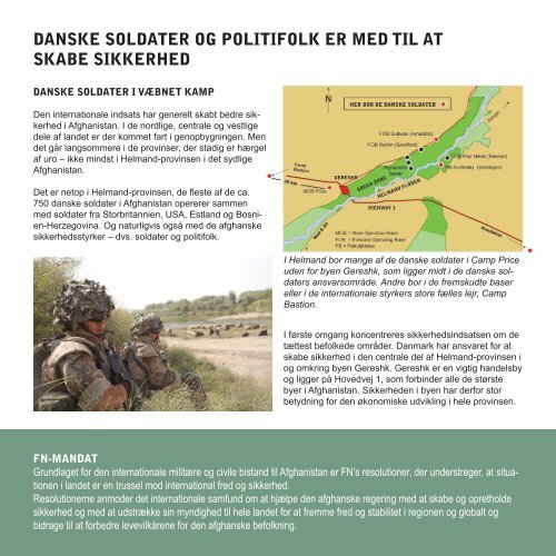 DANMARK I AFGHANISTAN - Forsvarsministeriet