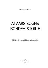 Af Aars Sogns Bondehistorie - kragh.biz