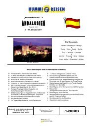 A 4-Flyer HUMMI-Reisen 10Tg Andalusien 11