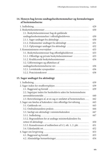 Betænkning om offentlighedsloven Bind 1 - Borger.dk