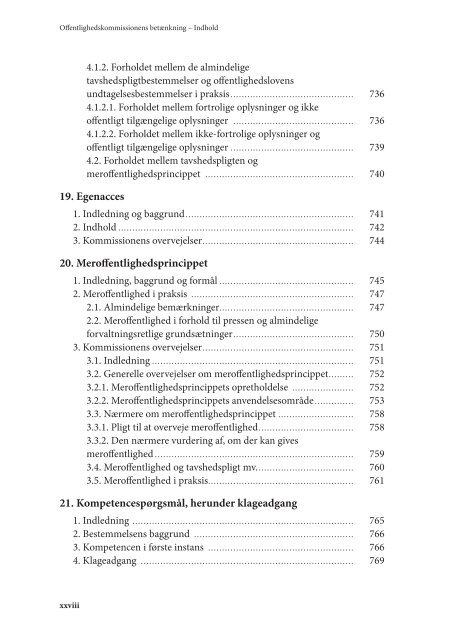 Betænkning om offentlighedsloven Bind 1 - Borger.dk