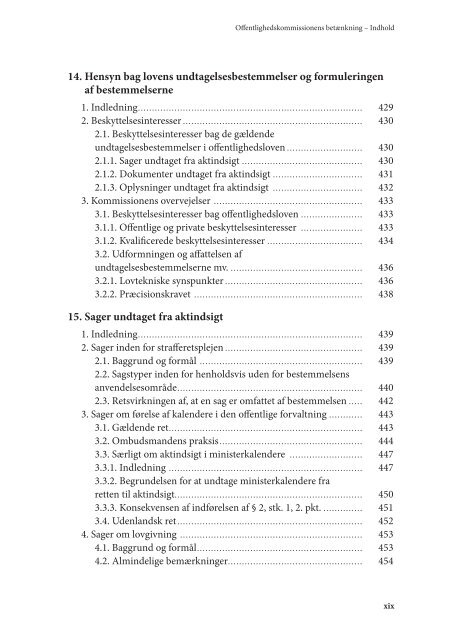 Betænkning om offentlighedsloven Bind 2 - Justitsministeriet ...