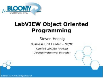 LabVIEW Object Oriented Programming