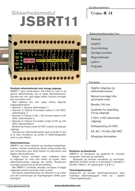 Sikkerhedshåndbogen (pdf) - Jokab Safety