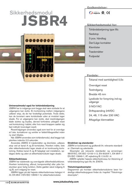 Sikkerhedshåndbogen (pdf) - Jokab Safety