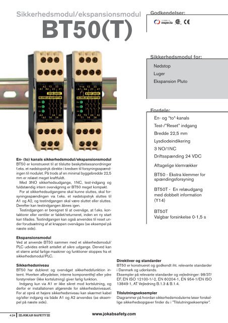 Sikkerhedshåndbogen (pdf) - Jokab Safety