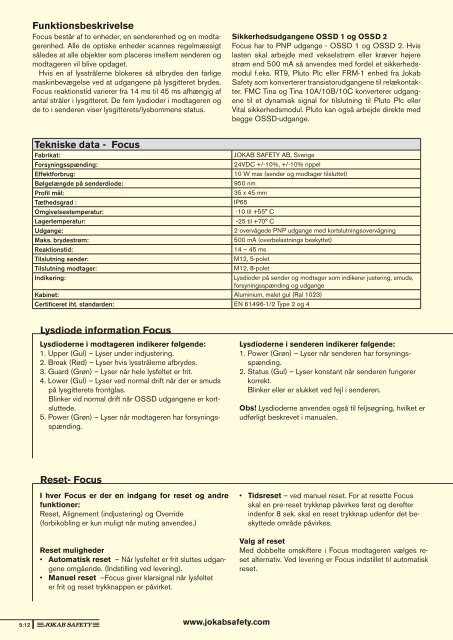 Sikkerhedshåndbogen (pdf) - Jokab Safety