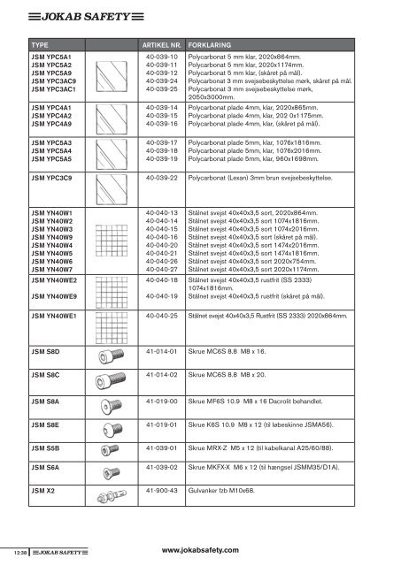 Sikkerhedshåndbogen (pdf) - Jokab Safety