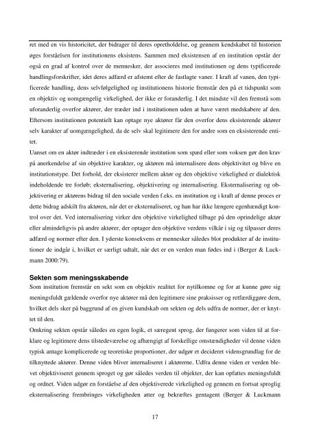 Download Kristian Molbo's speciale i Sociologi fra 2007