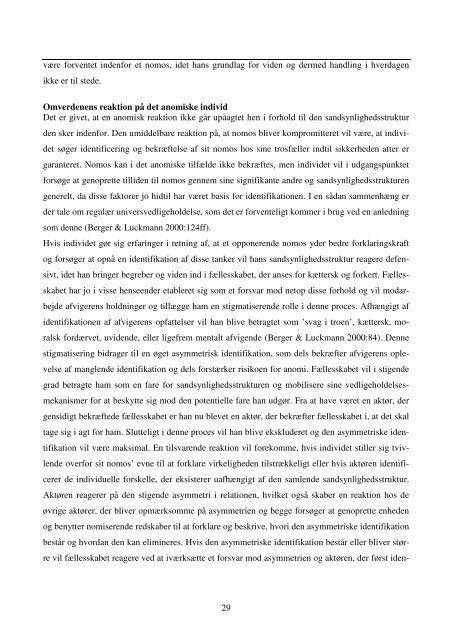 Download Kristian Molbo's speciale i Sociologi fra 2007