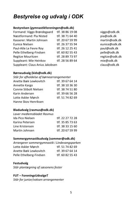 Program 2011-2012 - Gymnastikforeningen ODK