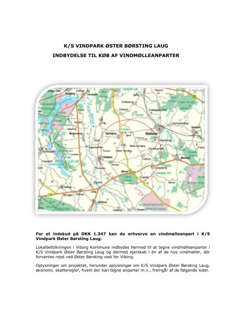 Udbudsmateriale - Vindmøller ved Øster Børsting