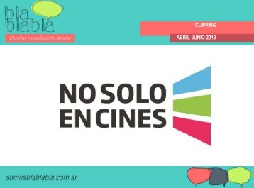 ¿Qué salió de NO SÓLO EN CINES?