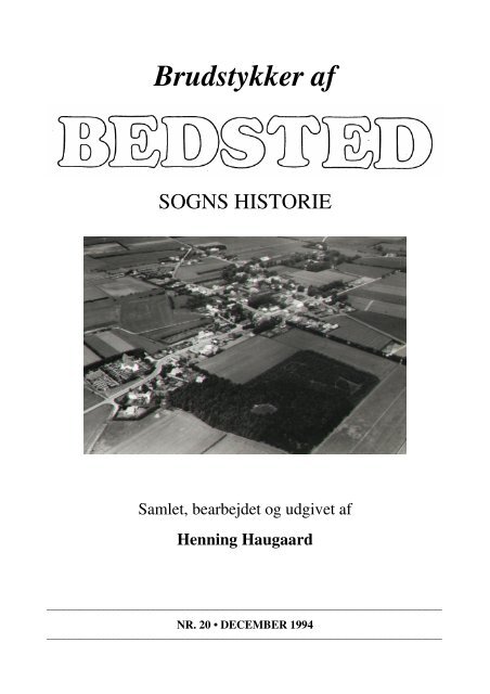 Hefte 20, side 695-734 - Bedsted Sogns