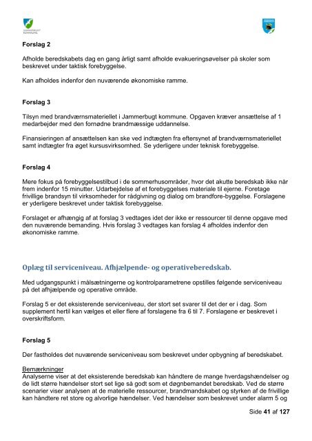 Risikobaseret dimensionering ver. 4 til politisk behandling