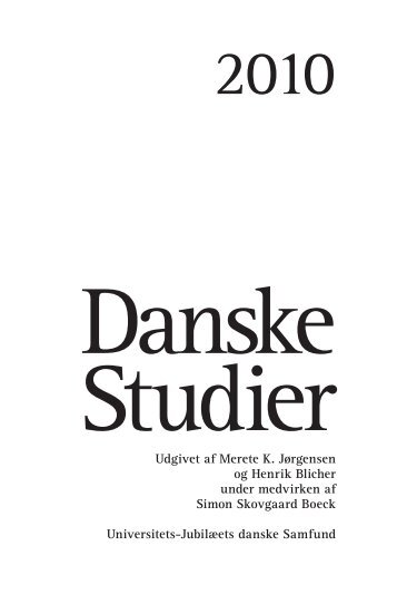 Danske Studier 2010