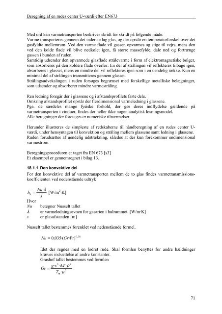 Thermal Analysis of Windows - Viden om vinduer