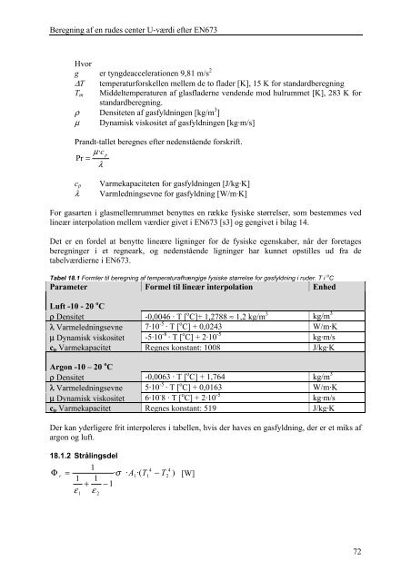 Thermal Analysis of Windows - Viden om vinduer