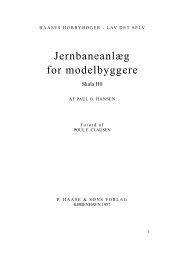 Jernbaneanlæg for modelbyggere - Modelbaneteknik